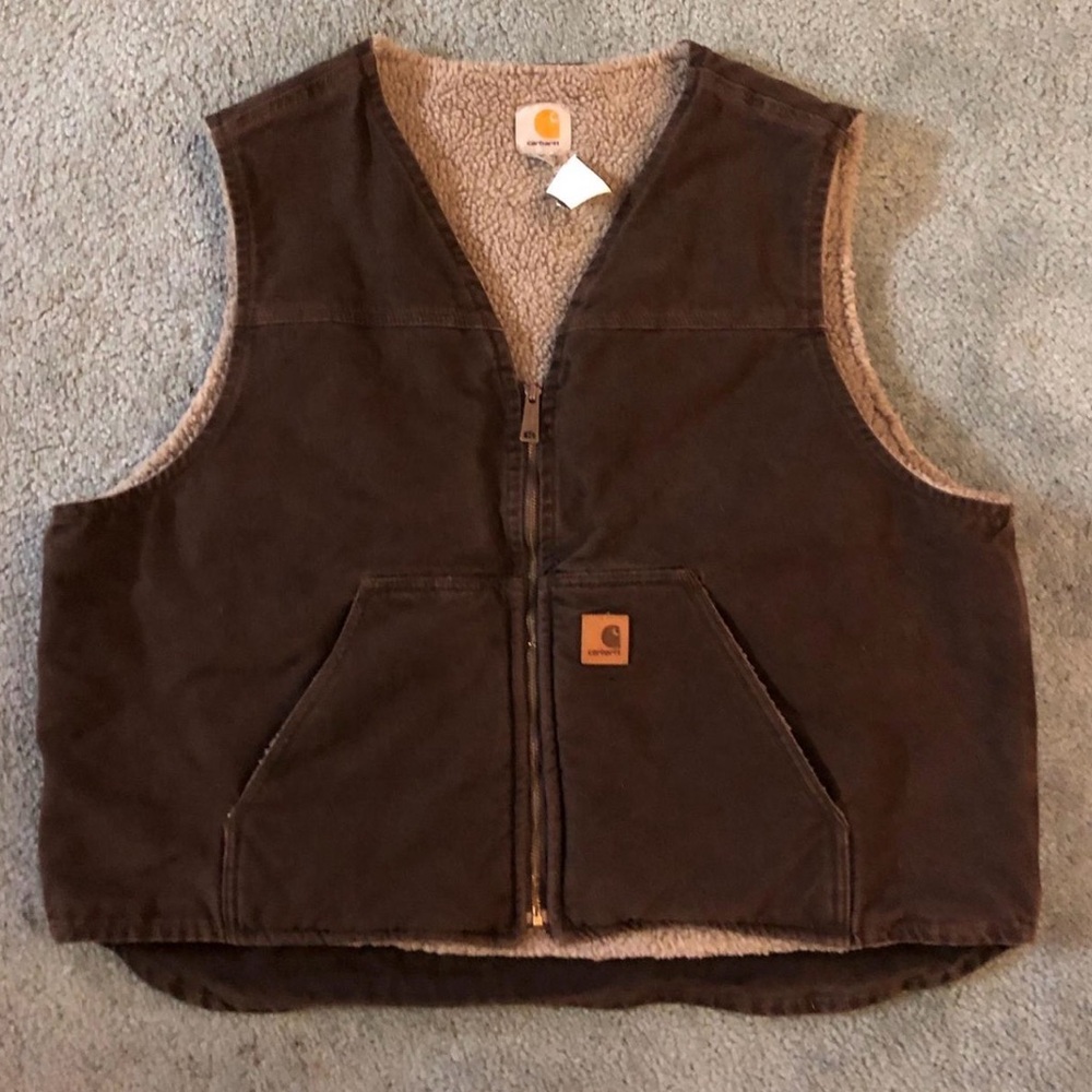 Carhartt men Brown Vest